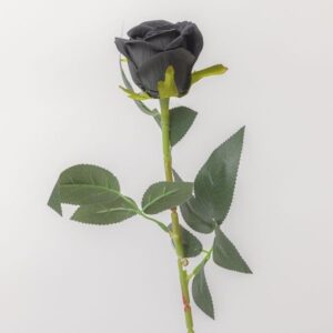 RAMO ROSA VELVET  MEDIA 74 CM nero (Cod. 26614-04)