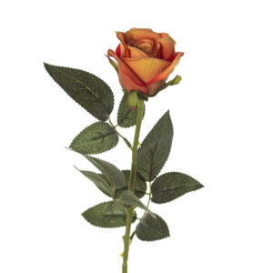 RAMO ROSA VELVET MEDIA 74 CM arancio (Cod. 26614-06)
