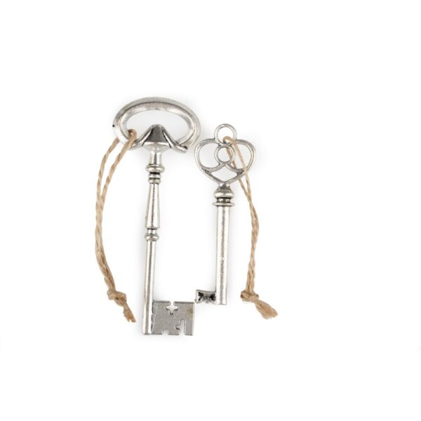 SET 12 PZ CHIAVI DECORATIVE H 6-8 CM  (Cod. 33417-01)