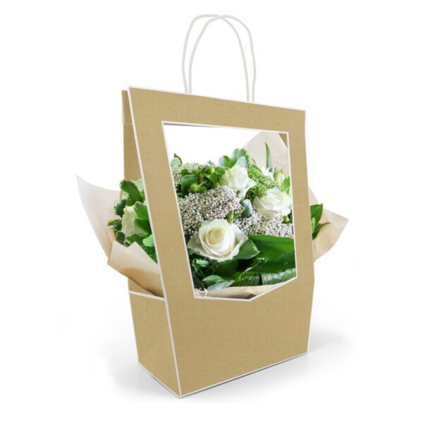 BORSA MEDAILLON LARGE 16X30X50 CM 5PZ naturale (Cod. 28687-07)