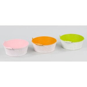 SET 3 PZ. CIOTOLA LATTA CON MANICI D25 H9   (Cod. 33186-01)