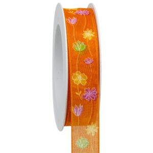 NASTRO FLOREALE MM.25 MT.20 arancio (Cod. 32967-04)