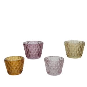 PORTA TEALIGHT VETRO D.7,5 H.6 CM  (Cod. 33050)