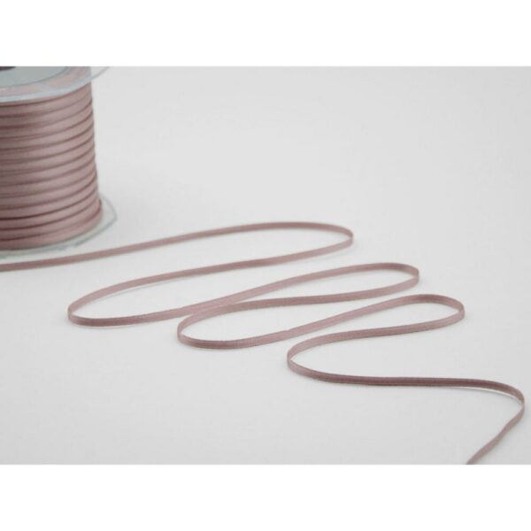 NASTRO DOPPIO RASO ALTA QUALITA' MM3 MT100 rosa-antico-37 (Cod. 1067-09)
