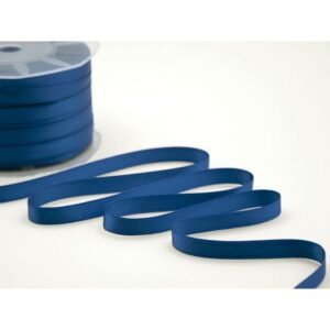 NASTRO DOPPIO RASO ALTA QUALITA' MM.10 MT.100 blu-ardesia-655 (Cod. 1050-44)