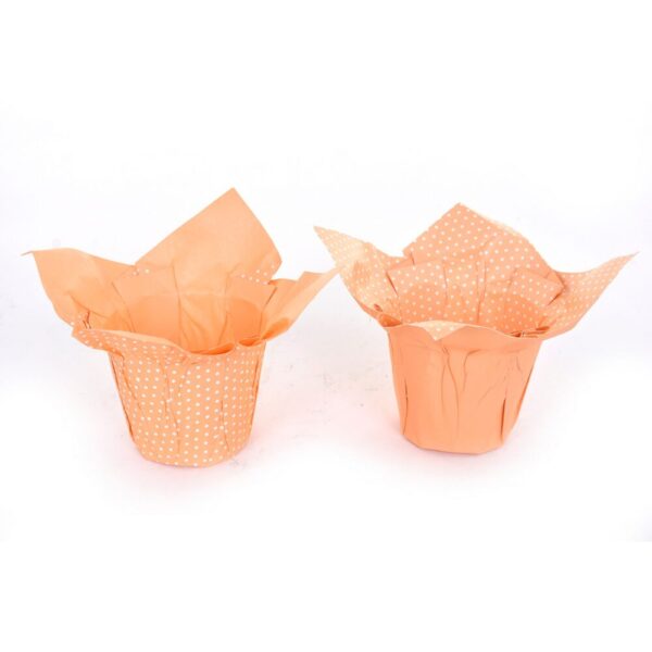 COPRIVASO DI CARTA POIS X VASO D8/9 12PZ. arancio (Cod. 33211-02)