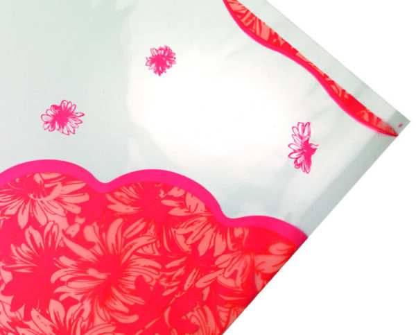 BUSTE QUADRA FLORAISON/ESTRELLA 77X77 50PZ rosso (Cod. 7145-02)
