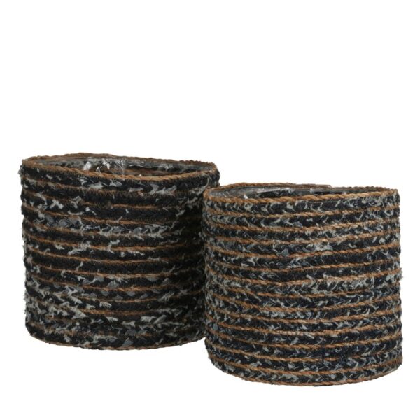 SET 2 CESTI GIL H26 D30/ H24 D26 blu (Cod. 33313-01)