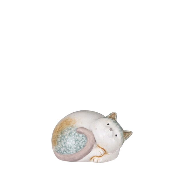 GATTO GRIGIO 15,5X12,5 H.8,5 CM  (Cod. 33324-01)