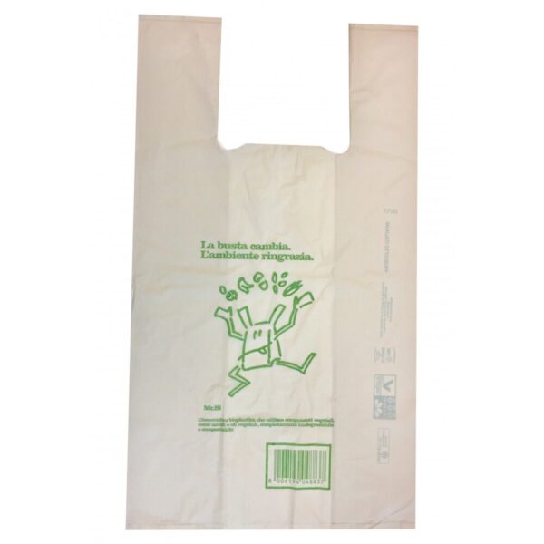 SCATOLA 4KG SHOPPER BIODEGRADABILI RESISTENTI 28X50 CM  (Cod. 26008-01)