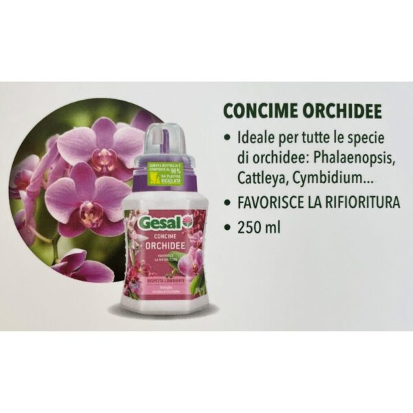 CONCIME LIQUIDO ORCHIDEE GESAL ML 250  (Cod. 33353-01)