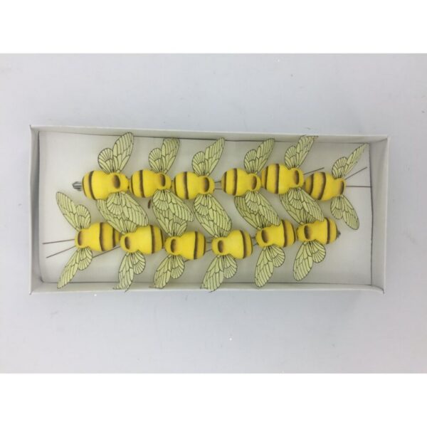 SET 12 PICK APE GIALLA 7,5 CM  (Cod. 33384-01)