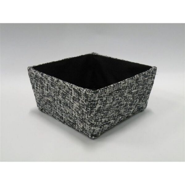 FIORIERA QUADRA 21X21 H10  nero (Cod. 33643-02)