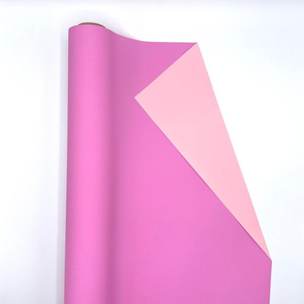 ROTOLO PERLATO BILATO "CONTRASTE" 1X40 MT rosa-e-lilla (Cod. 23878-11)