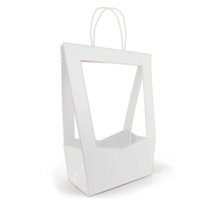 BORSA MEDAILLON LARGE 16X30X50 CM 5PZ bianco (Cod. 28687-06)