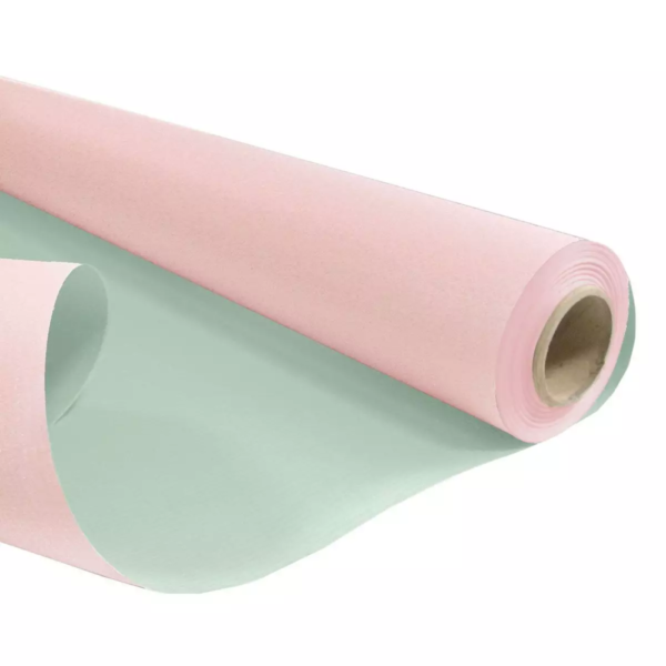 BOBINA CARTA DUOKRAFT 60GR H80 MT40 2 LATI rosa-verde (Cod. 14939-24)