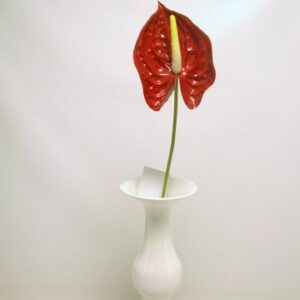 RAMO ANTHURIUM CM 72 rosso-naturale (Cod. 33513-08)