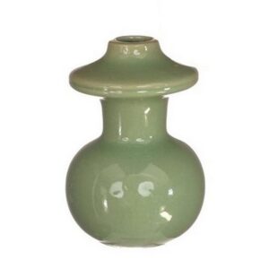 VASO PEBBLE H12 D8 CM verde (Cod. 33757-04)