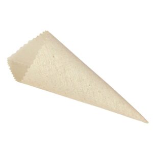 SET 10 CONI COTONE PER RISO CM D6X18 naturale (Cod. 28608-01)