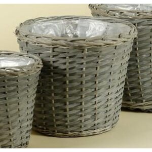 PORTA VASO VIMINI PER VASO D30 grigio (Cod. 33824-01)