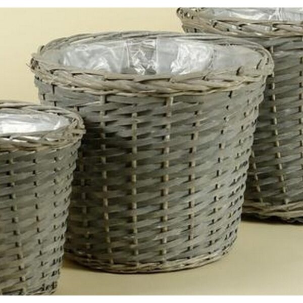 PORTA VASO VIMINI PER VASO D30 grigio (Cod. 33824-01)