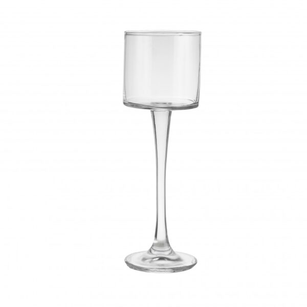 CILINDRO CON STELO H 30 D 11 CM VETRO  (Cod. 33948-01)
