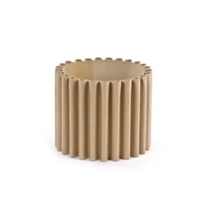 CONTENITORE CARTONE WAVE 13X H14 CM (CONF. 6 PZ) avana (Cod. 29812-02)