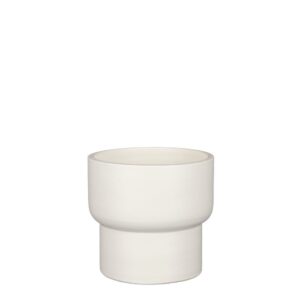 VASO RIVA BASE TONDO H15 D17 CM bianco-opaco (Cod. 34165-01)