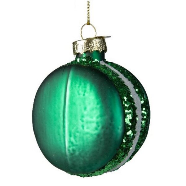 PALLINA DI NATALE MACARON D7,3 CM verde (Cod. 33986-01)