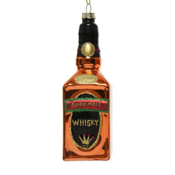 PALLINE VETRO A FORMA BOTTIGLIA 3,2X5,2 H11 whisky (Cod. 33989-03)