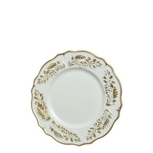 PIATTO CON DECORI D33 CM bianco-e-oro (Cod. 34027-02)