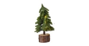 MINI ALBERO CON LED D12 H 28 CM senza-neve (Cod. 34167-04)