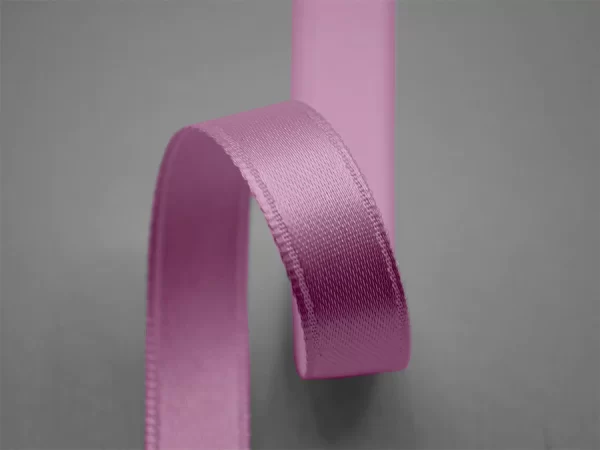 NASTRO DOPPIO RASO ALTA QUALITA' MM.10 MT.100 ciclamino-scuro-61 (Cod. 1050-39)