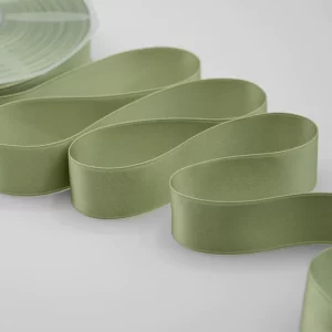 NASTRO DOPPIO RASO ALTA QUALITA' MM.25 MT.50 salvia-15 (Cod. 1053-12)