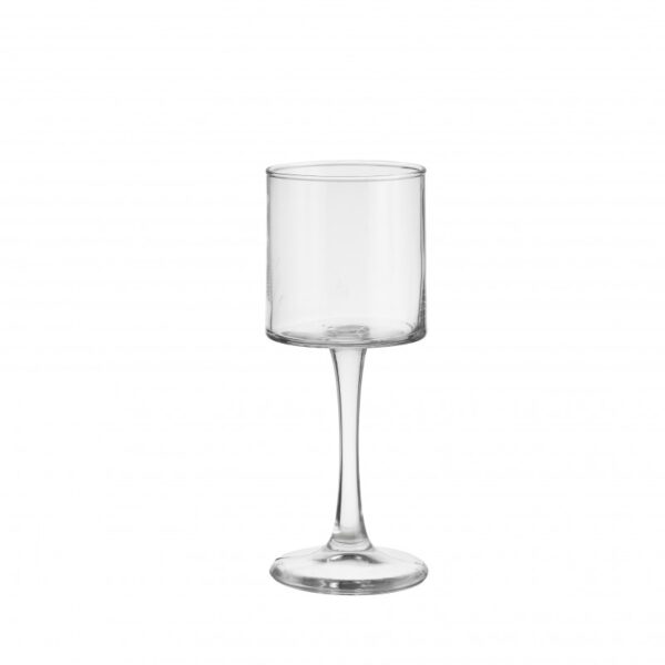 CILINDRO CON STELO H 25 D 11 CM VETRO  (Cod. 33949-01)