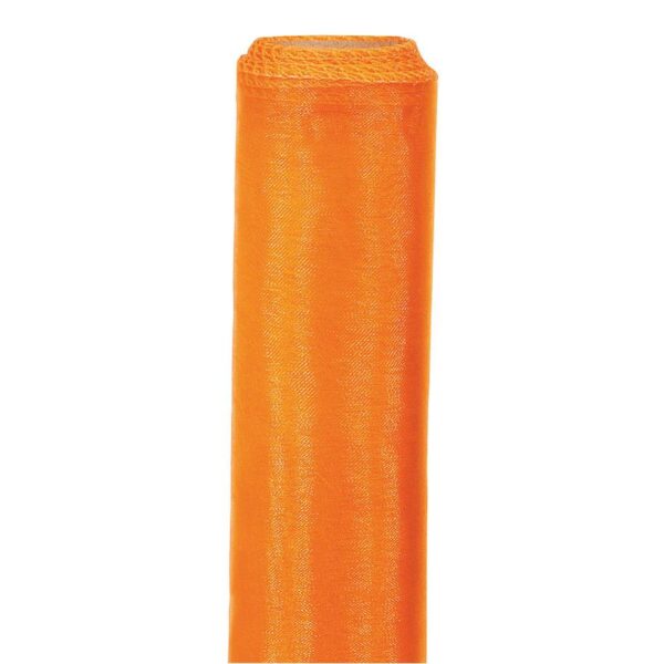 ROTOLO DECO ORGANZA CM 48 X 9,15 MT arancio (Cod. 3221-05)