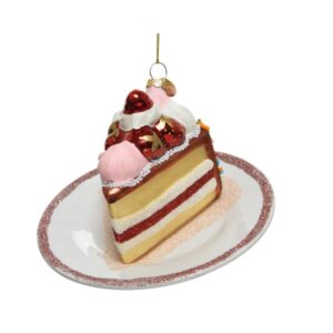 PALLINA VETRO A FORMA TORTA 12,5X12,5 H8,2  (Cod. 33993-01)