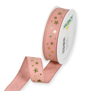 NASTRO LITTLE STARS MM25 18MT rosa (Cod. 32279-02)