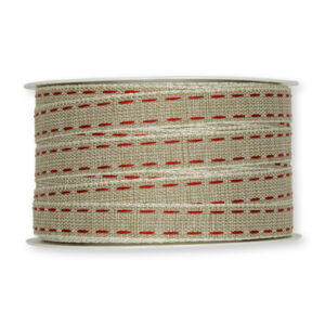 NASTRO LINO MM12 MT30 C/IMPUNTURE  beige (Cod. 21342-09)
