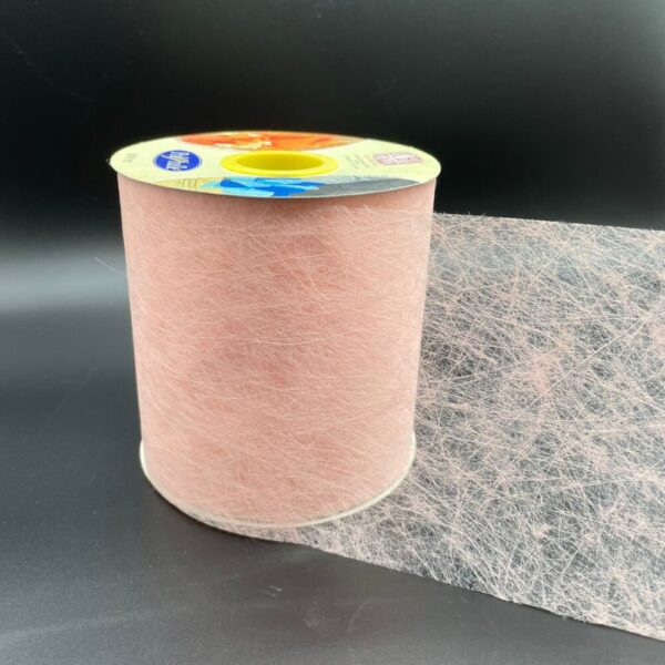 ROTOLO POLYTULLE H12,5 CM MT.100 rosa-baby (Cod. 342-06)