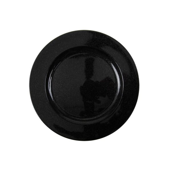 PIATTO PLASTICA D33 CM nero (Cod. 22415-04)