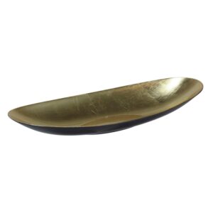 VASSOIO PLASTICA OVALE 40X17 CM oro (Cod. 28912-02)