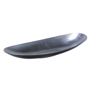 VASSOIO PLASTICA OVALE 40X17 CM argento (Cod. 28912-03)