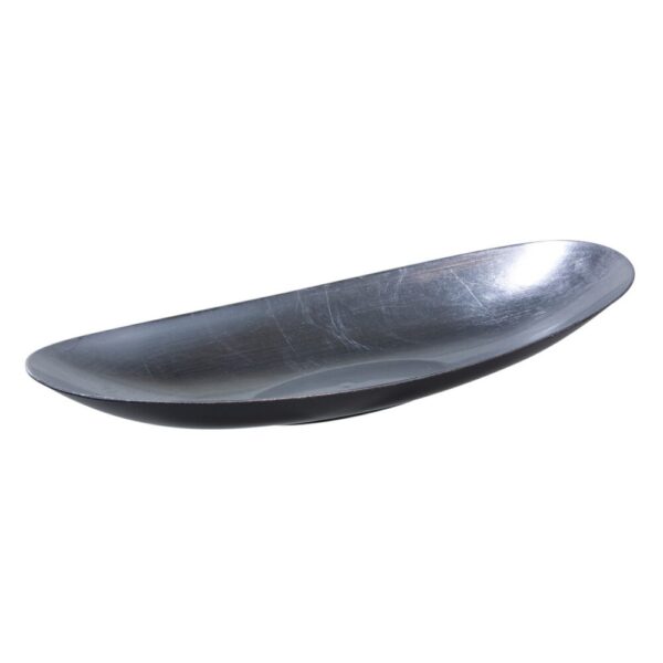 VASSOIO PLASTICA OVALE 40X17 CM argento (Cod. 28912-03)