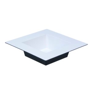 VASSOIO PLASTICA QUADRATO 20X20 CM bianco (Cod. 32165-06)