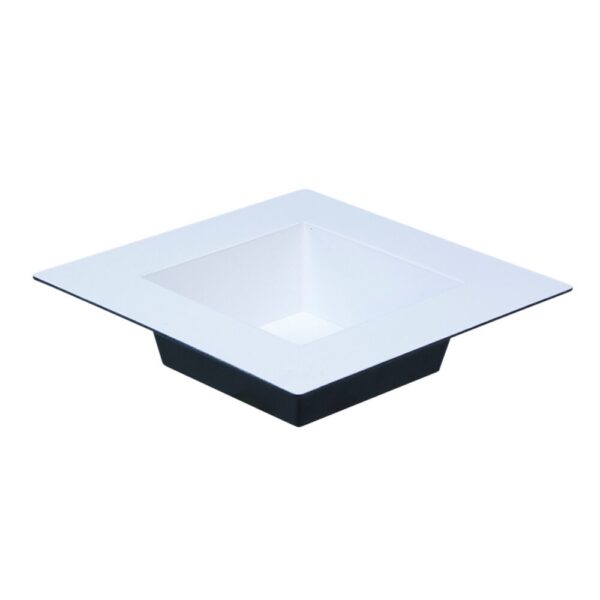 VASSOIO PLASTICA QUADRATO 20X20 CM bianco (Cod. 32165-06)