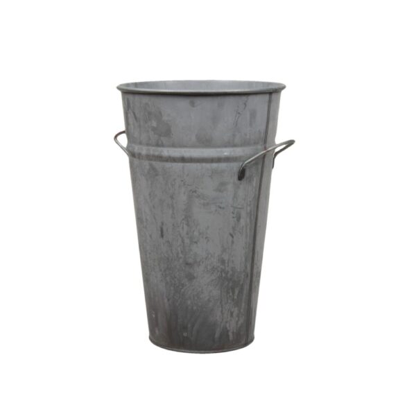SECCHIO ZINCO CON MANICI D24 H41 CM  (Cod. 33882-01)