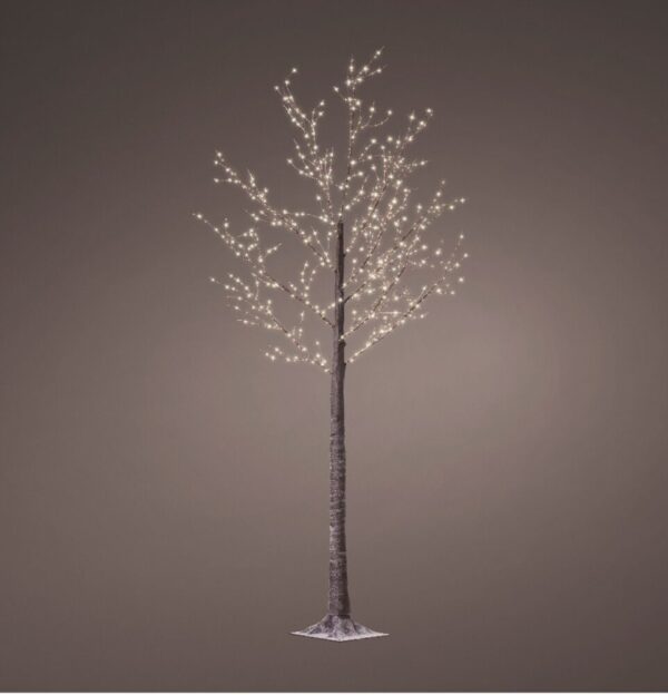 ALBERO 750 MICROLEDS MARRONE LUCE CALDA  H220CM ESTERNO  (Cod. 34010-01)