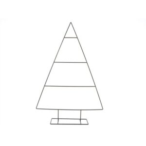 STRUTTURA ALBERO DI NATALE IN FERRO 39X11 H58 CM  (Cod. 34424-01)