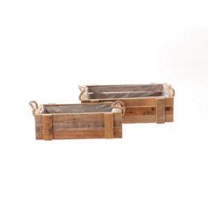 SET 2 PZ CASSETTE RETT. 35X22 H10 30X16 H9,5 CM  (Cod. 34434-01)